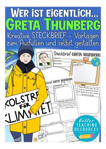 greta thunberg steckbrief deutsch